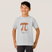Pecan Pi Cute Wiskunde Pi Day Kind Jongen T-Shirt (Voorkant volledig)