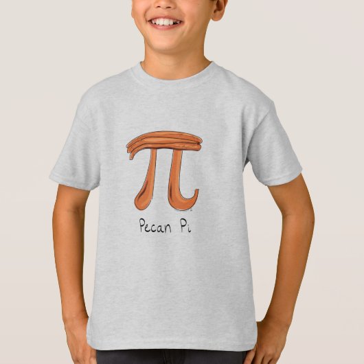 Pecan Pi Cute Wiskunde Pi Day Kind Jongen T-Shirt (Voorkant)