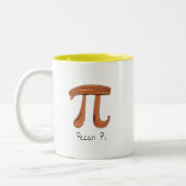 Pecan Pi Cute Wiskunde Pi Day Koffie Mok (Links)