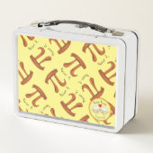 Pecan Pi Cute Wiskunde Pi Day Lunch Box (Achterkant)