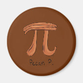 Pecan Pi Cute Wiskunde Pi Day Magnet (Voorkant)