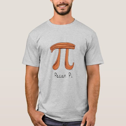 Pecan Pi Cute Wiskunde Pi Day Mannen T-Shirt (Voorkant)