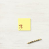 Pecan Pi Cute Wiskunde Pi Day Notes (Op bureau)