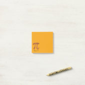 Pecan Pi Cute Wiskunde Pi Day Notes (Op bureau)