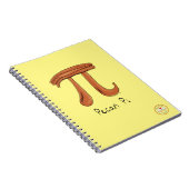Pecan Pi Cute Wiskunde Pi Day Notitieboek (Rechterzijde)