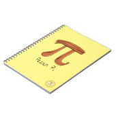 Pecan Pi Cute Wiskunde Pi Day Notitieboek (Linkerzijde)
