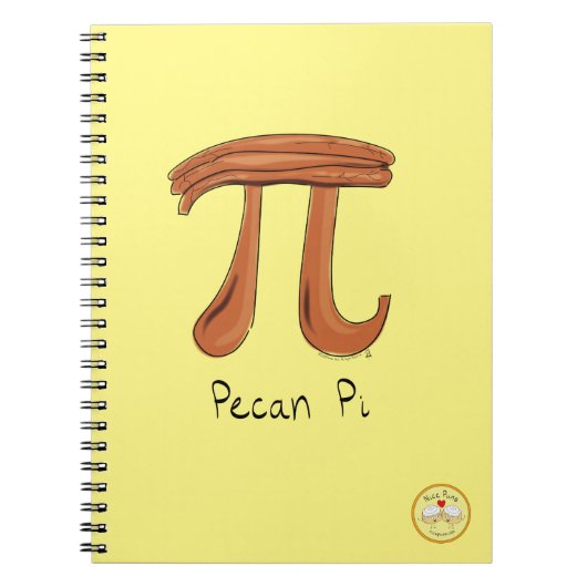 Pecan Pi Cute Wiskunde Pi Day Notitieboek (Voorkant)