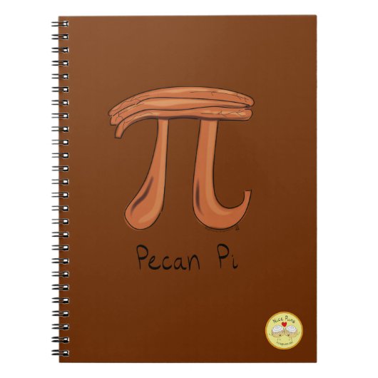 Pecan Pi Cute Wiskunde Pi Day Notitieboek (Voorkant)