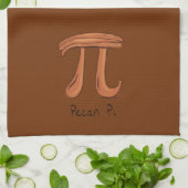 Pecan Pi Cute Wiskunde Pi Day Pie Baking Kitchen T Theedoek (Gevouwen)