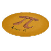 Pecan Pi Symbool Cute Wiskunde Teacher Gift Snijplank (Hoek)