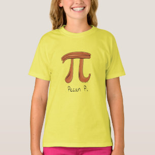 Pecan Pi Symbool Cute Wiskunde Teacher Gift T-shirt