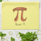 Pecan Pi Symbool Cute Wiskunde Teacher Gift Theedoek (Gevouwen)