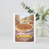 Pecan Pie (Amerikaanse Eetserie) Briefkaart (Staand voorkant)