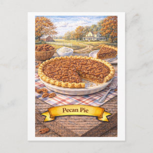 Pecan Pie (Amerikaanse Eetserie) Briefkaart