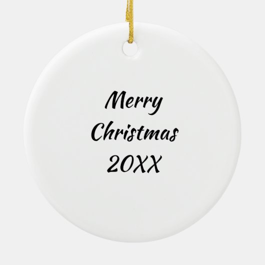 Pecan Pie Food Foto met kerstkeramische keramiek Keramisch Ornament (Achterkant)