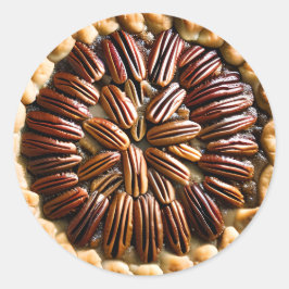 Pecan Pie Food Ronde Sticker