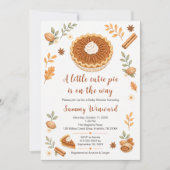 Pecan Pie Herfst Baby Shower Kaart (Voorkant)