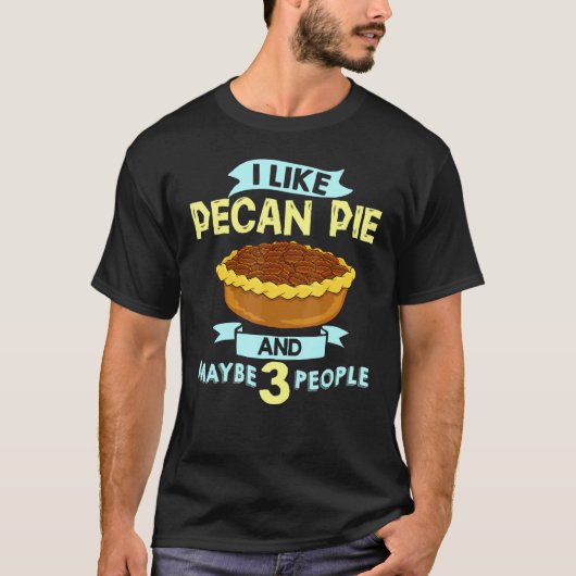 Pecan Pie Mini Bars Filling Vegan Cookies 1 T-shirt (Voorkant)