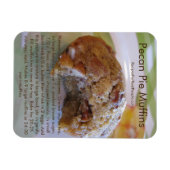 Pecan Pie Muffins Recept op Koelkast Magnet Magneet (Horizontaal)