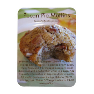 Pecan Pie Muffins Recept op Koelkast Magnet Magneet