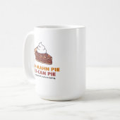 Pecan Pie punt met slagroom Koffiemok (Voorkant links)