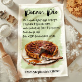 Pecan Pie Recept gepersonaliseerd Theedoek