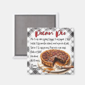 Pecan Pie Recept Magneet (Voorkant / Achterkant)