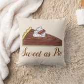 Pecan Pie Tart Southern Food Dessert Sweet as Pie Kussen (Deken)