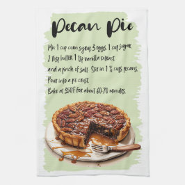 Pecan taart bakken recept theedoek