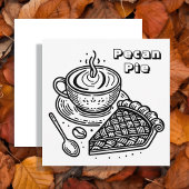 Pecan taart en koffie | Kleur mij