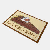 Pecan Taart Tart Zuidelijke Kerstmis Dessert Bakke Deurmat (Schuin)