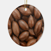 Pecannoten Keramisch Ornament (Links)