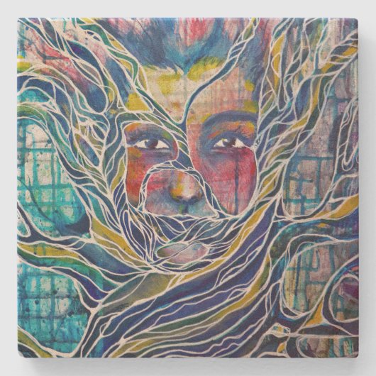 Peccant Stenen Onderzetter (Voorkant)