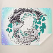 peces con corazones sherpa deken (Voorkant (horizontaal))