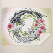  peces con rosas sherpa deken (Voorkant (horizontaal))