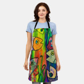 Peces de pecera Apron Schort (Gedragen)