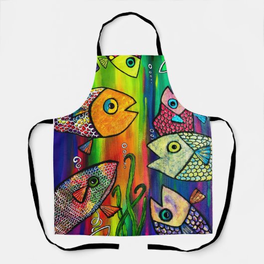 Peces de pecera Apron Schort (Voorkant)