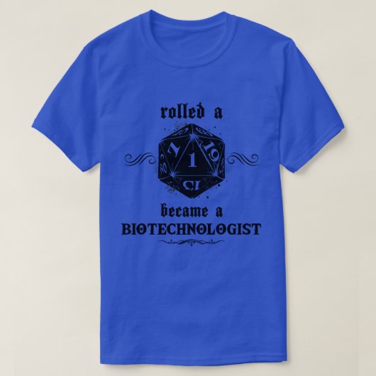 pech-rolbiotechnoloog t-shirt (Design voorkant)