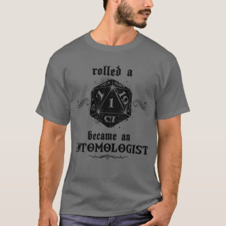 pech roll entomoloog t-shirt