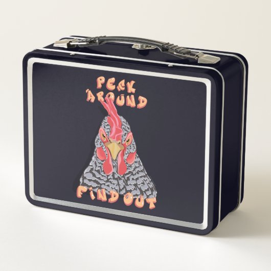 Peck Around Find Out—chicken pecking order (Achterkant)