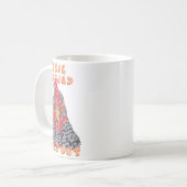 Peck Around Ontdek het - kippenpikorde Koffiemok (Voorkant links)