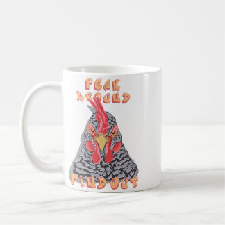Peck Around Ontdek het - kippenpikorde Koffiemok