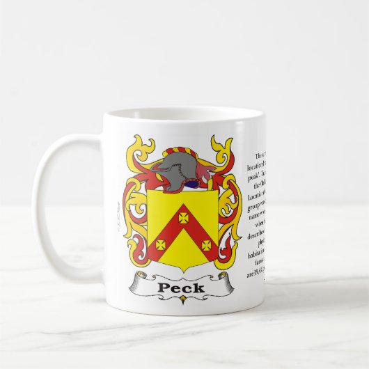 Peck Family Crest Mok (Links)