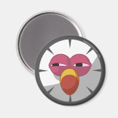 Peck gezichtsmagneet magneet (Voorkant / Achterkant)