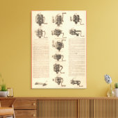 Peck, Stow en Wilcox Company Canvas Afdruk (Insitu (Woonkamer))