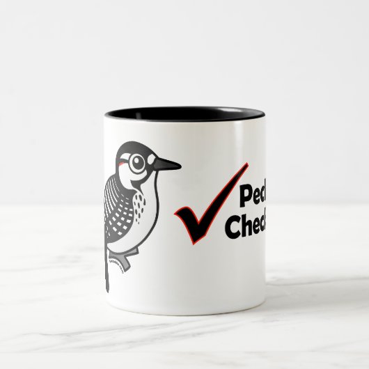 Pecker Checker Tweekleurige Koffiemok (Center)