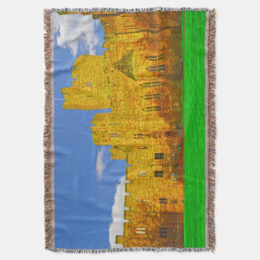 Peckforton Castle in Tarporley, Cheshire Deken (Voorkant Verticaal)