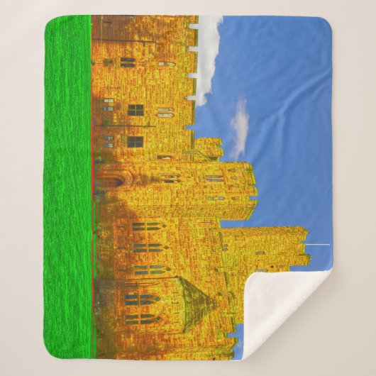 Peckforton Castle in Tarporley, Cheshire Sherpa Deken (Voorkant)