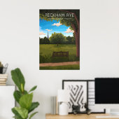Peckham Rye Park Londen Reisposter Poster (Thuiskantoor)