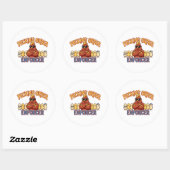 Pecking Order Handhaver Grappige Kip Sticker (Vel)
